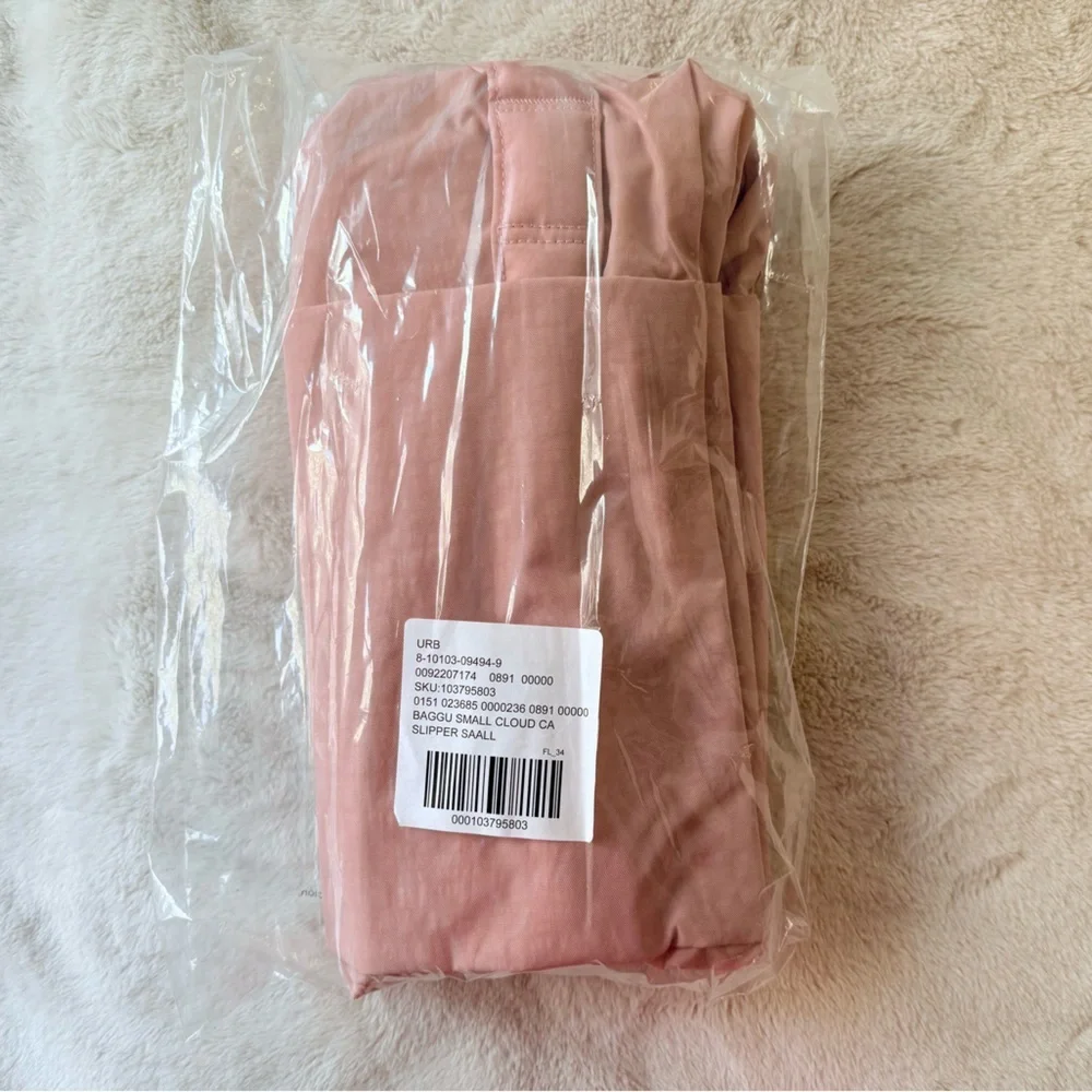 NWT BAGGU Small Cloud Carry-On Bag Rose Tan - Picture 13 of 13